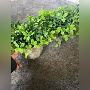 Faux potted floral decor set *